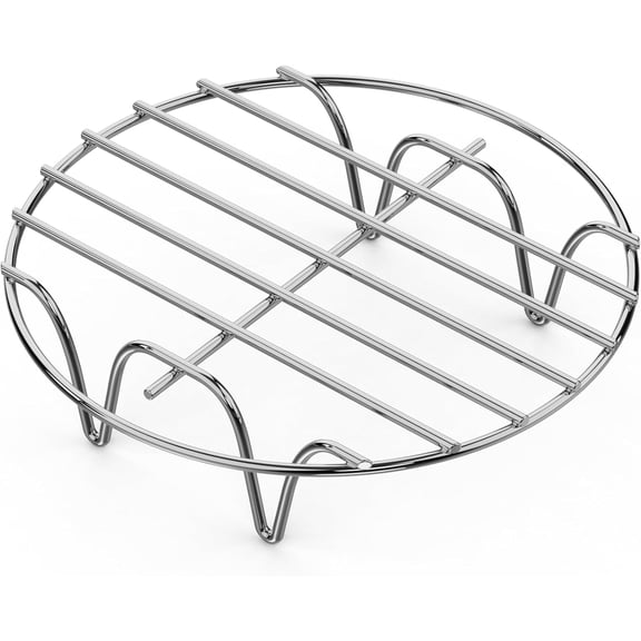 iSPECLE Steamer Rack, Stainless Steel Trivet for Instant Pot 3/6 Qt Pressure Cooker, 7 Inch Steam Rack for Cooking, Steaming, Cooling and Baking, 1 Pack