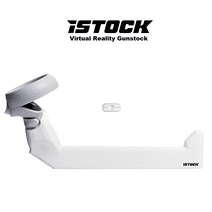 iSTOCK VR Gunstock - Stabilize Your Aim for Maximum Precision - Pro Grade, Light Weight, Highest Mobility Design - Compatible with Meta Quest 2, Quest 3, and Quest Pro