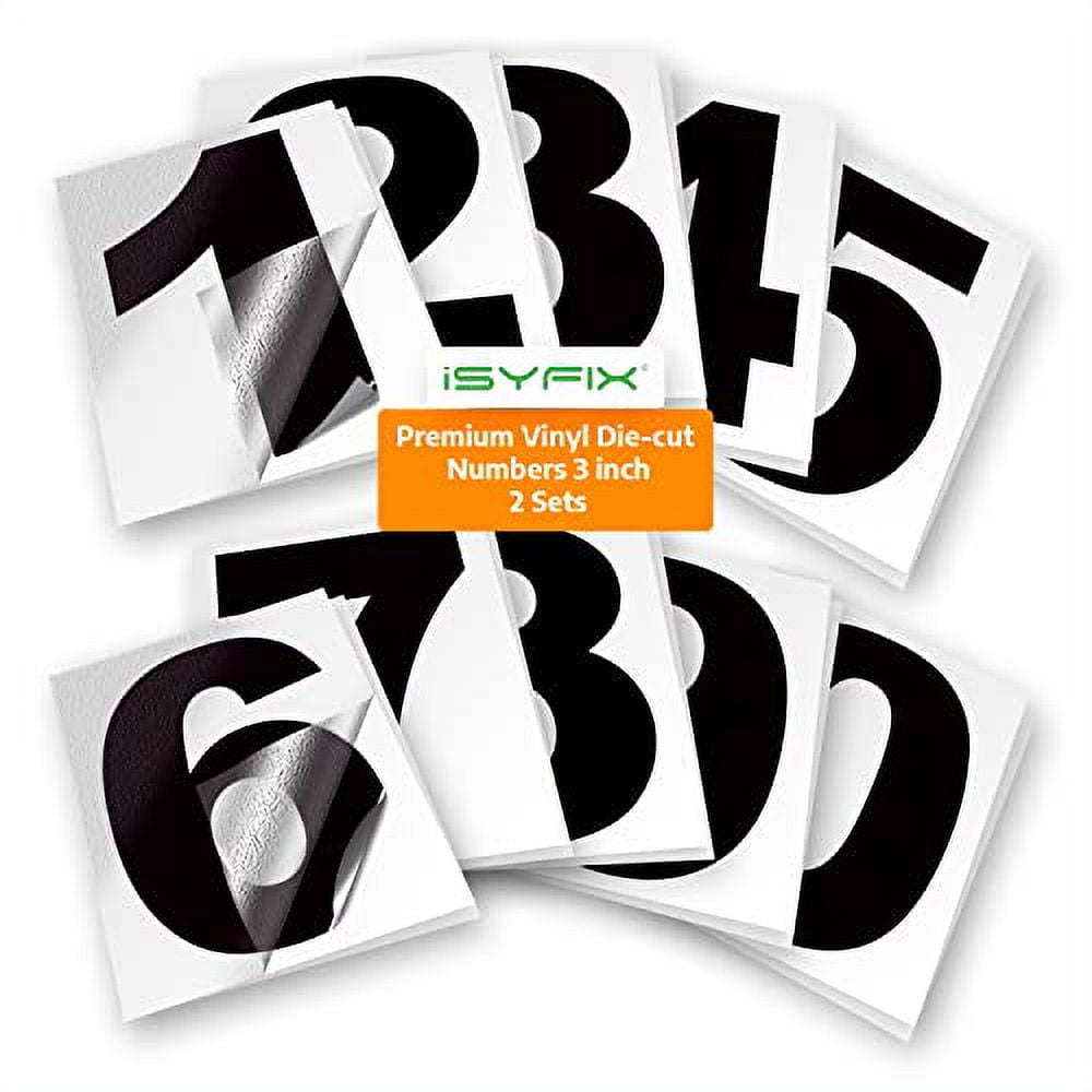 Die cut numbers deals