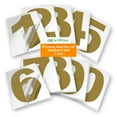 thumbnail image 1 of iSYFIX Gold Vinyl Numbers Stickers – 2 Inch Self Adhesive (2 Sets)- Premium Decal Die Cut and Pre-Spaced for Mailbox, Signs, Window, Door, Cars, Trucks, Homes, Businesses, Address Numbers, 1 of 6