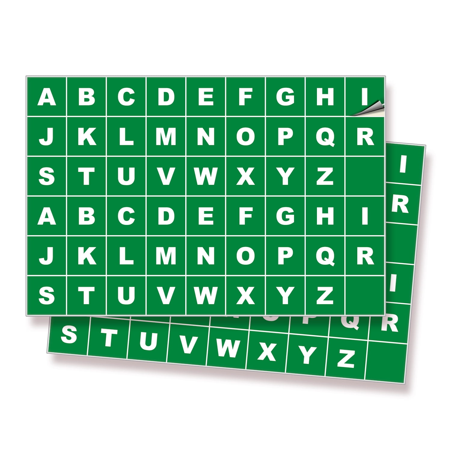 Or Lettering Color:green Green Lettering Set