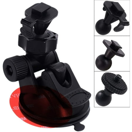 iSaddle CH02A YI Dash Camera Mount Holder Vehicle Video Recorder/Car DVR Camera Windshield & Dashboard Suction Mount Holder