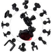 iSaddle Dash Cam Suction Mount - Windshield & Dashboard Suction Cup Mount Holder/w Various Joints for Yi/Rexing/Falcon/Old Shark/VANTRUE/KDLINKS/WheelWitness/.99% On-Dash Cameras Suitable
