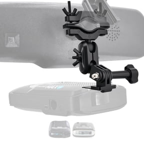 iSaddle Mount for Escort Radar Detector - Rearview Mirror Mount for Escort Passport MAX, Passport MAX II, MAX 360 (pre 2019 Models), for Cobra iRAD RAD 380 480i Detector [Never Fall Down Any More]
