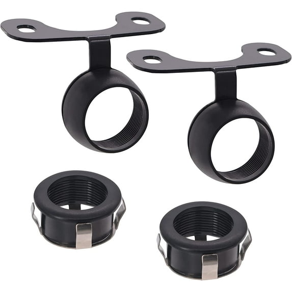 iSaddle Round Car Rear Camera Mounting Bracket Kit - Vehicle Backup Camera Butterfly Mount / Flush Mount Bracket Holder For Reverse Front/Side/Rear View Camera (4 Kits, Installation Bracket Only)