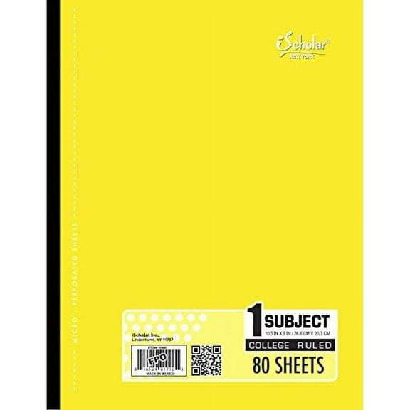 iScholar Coil Less 1 Subject Notebook 10582