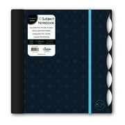 iScholar iQ Poly Fashion Cover 10 Subject Notebook, College Ruled, 11"" x 8.5"", 250 Sh, Designs Will Vary (58912)