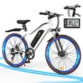 thumbnail image 1 of iScooter 750W Peak Electric Bicycles,26" Electric Bike for Adults with 10.8Ah Removable Battery,LCD,Suspension Fork,5 Riding Modes,35 Speed Mountain Ebike, 1 of 5