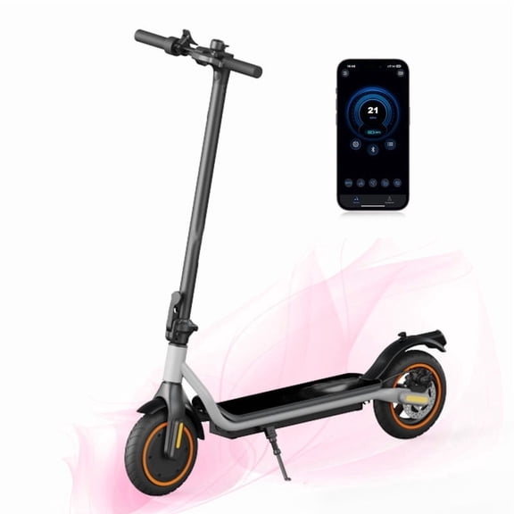 iScooter Adult Electric Scooter Commuter 500W Motor,Foldable Lightweight Design with 21 Mile Range, Cruise Control and LED Display for Urban Travel