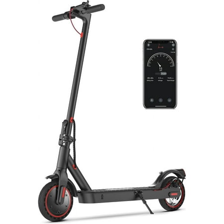 iScooter Adult Foldable 350 Watts Electric Scooter Black