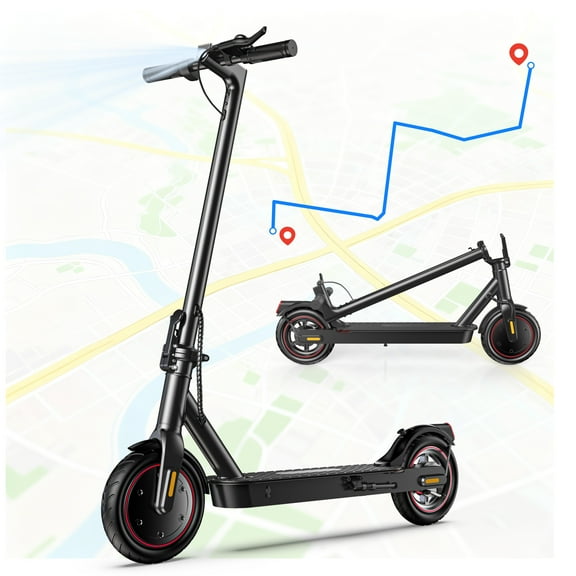 iScooter Electric Scooter for Adults, 21 Miles Max Range with 18 MPH Top, 350W Foldable Commuting Electric Scooter with 3 Speed & Cruise Control Escooter for Teens