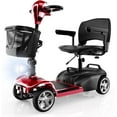 thumbnail image 1 of iScooter Mobility Scooter, Electric Wheelchair Device, 4 Wheel Mobility Scooter for Adults, LED Headlight, Basket, Cup Holder, Back-Up Alarm Bell, Detachable, Lightweight and Convenient, 1 of 5