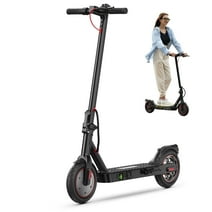 iScooter i8 Electric Scooter, 350W 15.6mph Top Speed Escooter, up to 15Miles Range, Foldable Commuting Electric Scooter for Adults & Students with Double Braking System