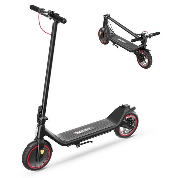 iScooter i8L Electric Scooter, 350W 15.6mph Top Speed Escooter, up to 15Miles Range, Foldable Commuting Electric Scooter for Adults & Students with Double Braking System