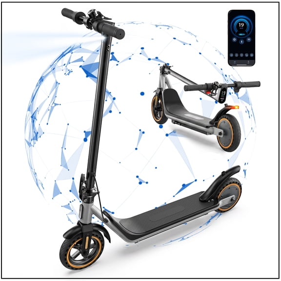 iScooter Electric Scooter for Adults Teens, 350W Motor 19 MPH Max & 19 Miles, Cruise Control, Portable Folding Design, Commuting E-Scooter Gift for Teens