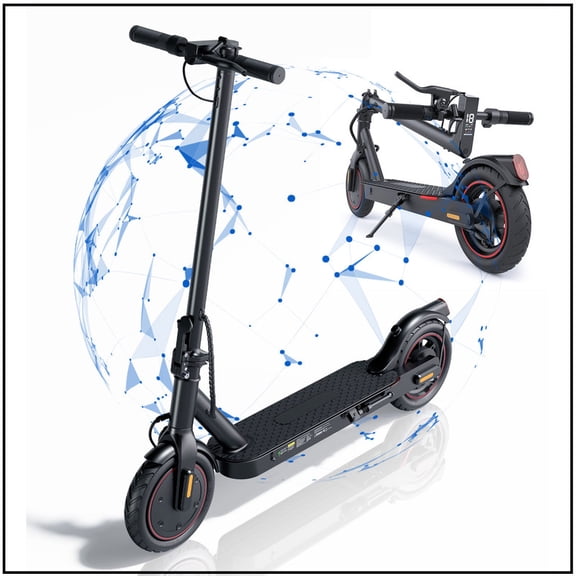 iScooter Electric Scooter for Adults Teens,350W Motor 21 Miles & 18 MPH Max,Extra-Wide Pedals, Portable Folding Design,Commuting E-Scooter Gift for Teens