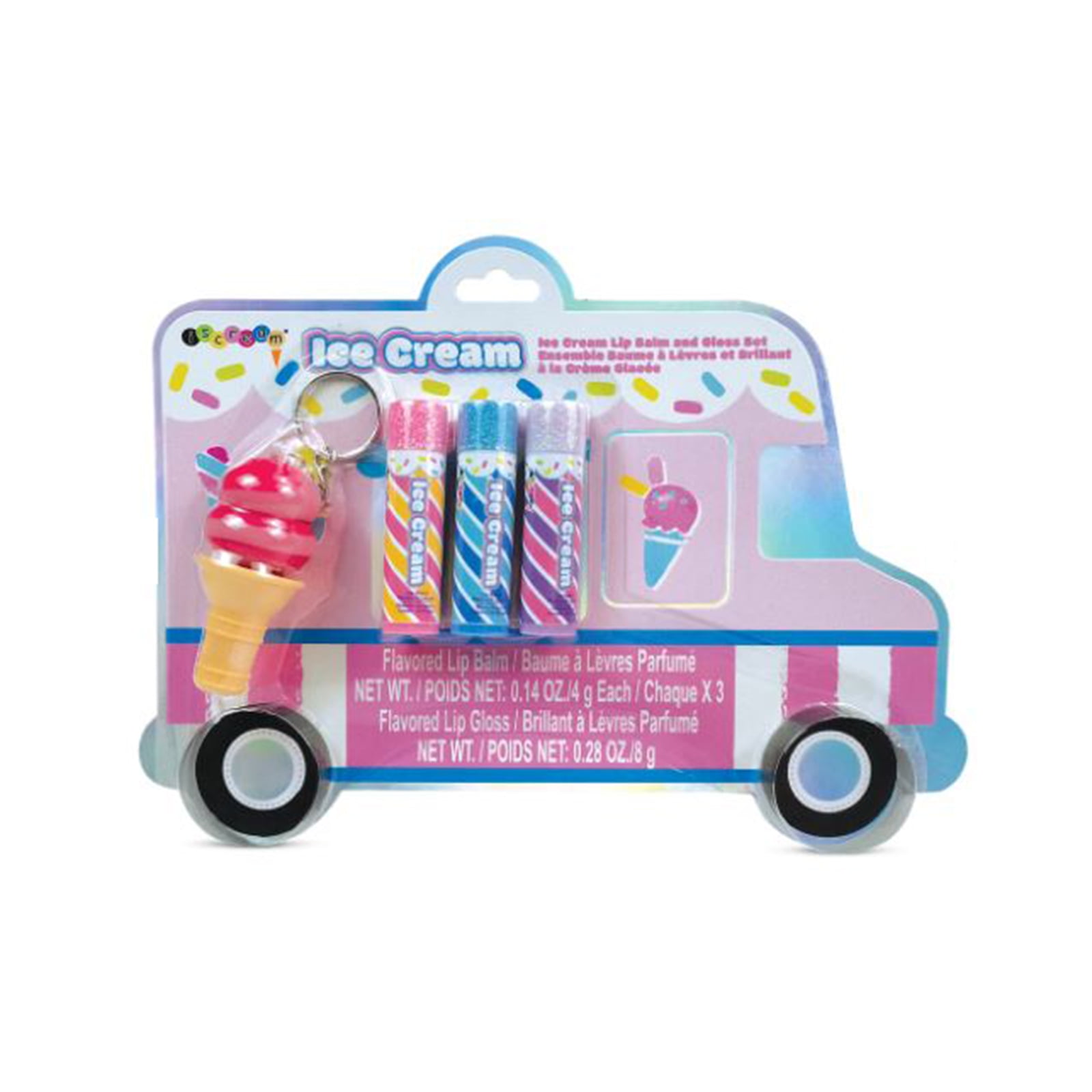 iScream Ice Cream Truck Lip Balm and Gloss Set