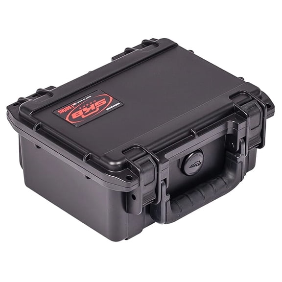 SKB iSeries Black Dry Box, Waterproof Gun Case, 9.5"x7.38"x4.13" (3i-0806-3B-E)