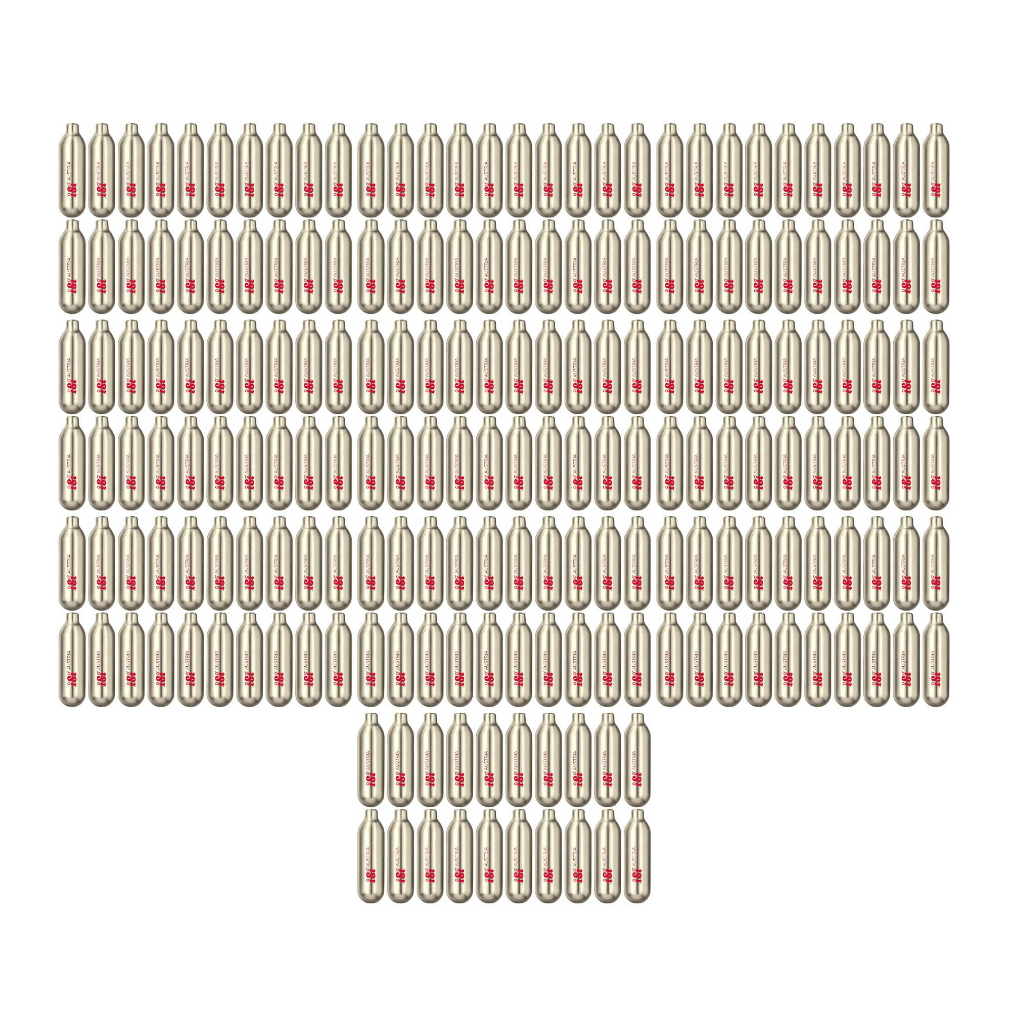 iSi Large Commercial Pack CO2 Soda Siphon Chargers (200-Pack)