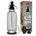 thumbnail image 1 of iSi North America Classic Sodamaker, 1 Quart - Stainless Steel Carbonation System for Sparkling Water, Fresh Beverages, Handcrafted Cocktails - Portable & Professional Soda Maker for Restaurant Use, 1 of 3