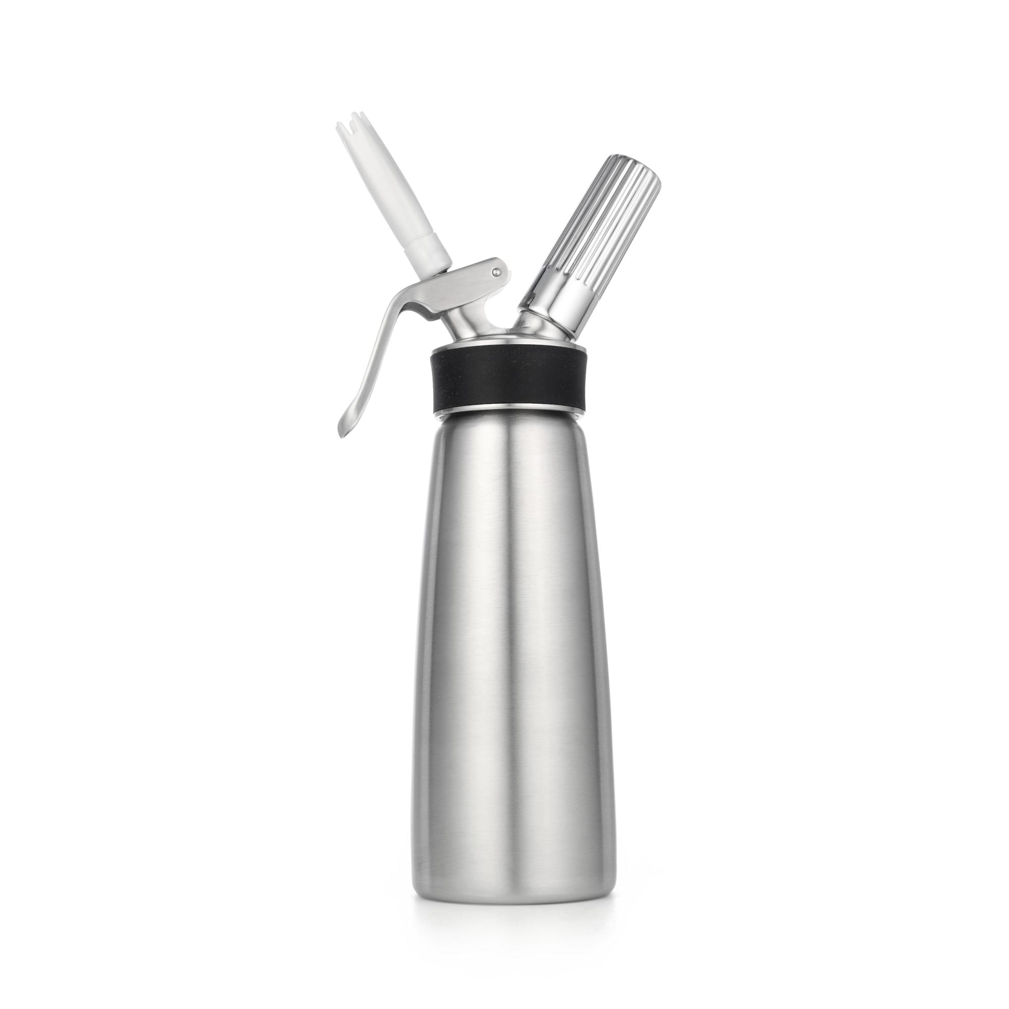 iSi North America Cream Profi Whip (1 Pt) - Stainless Steel Whipped Cream Dispenser, Yields 4-5x Volume for Cold Preparations, Dishwasher Safe, Essential Kitchen Gadgets for Coffee & Dessert