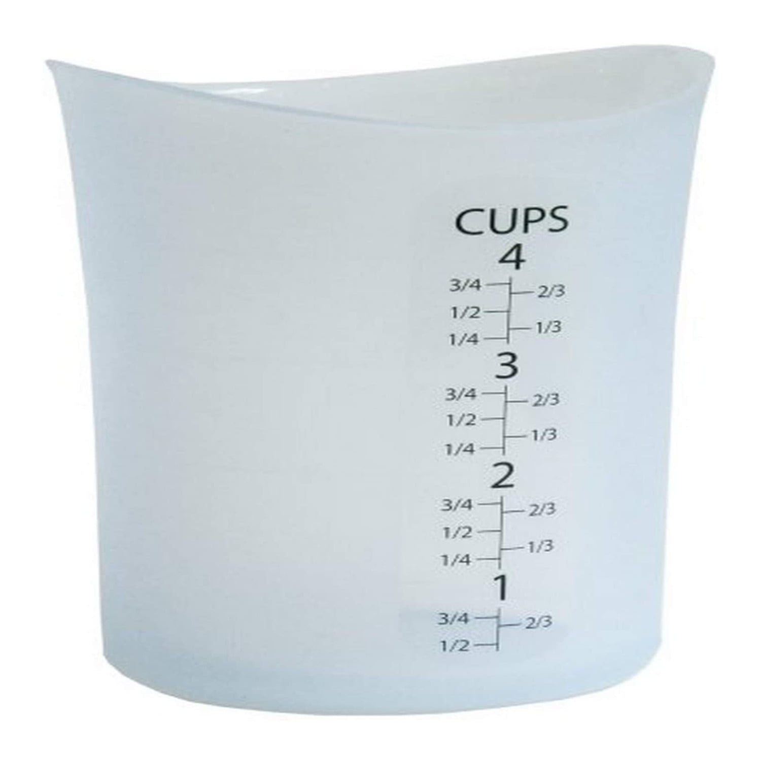 Silicone Measuring Cup Flexible Liquid Measure Cup Graduated