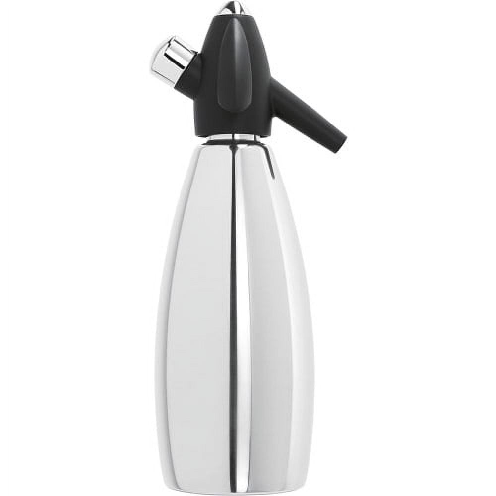 iSi Soda Siphon, 34 oz, Brushed Aluminum