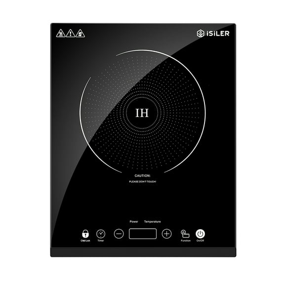 iSiLER 1800W Induction Cooktop Sensor Touch 18 Power 17 Temperature Setting with Timer