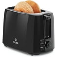 thumbnail image 1 of iSiLER 2 Slice Toaster, 1.3 inches Wide Slot Bagel Toaster with 7 Shade Settings and Double Side Baking, Compact Bread Toaster with Removable Crumb Tray, Defrost Cancel Function Black, 1 of 6