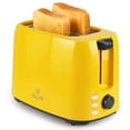 thumbnail image 1 of iSiLER 2 Slice Toaster with 7 Shade Settings and Removable Crumb Tray Yellow, 1 of 7