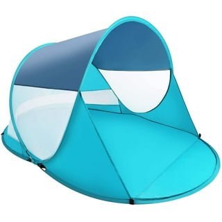 UBesGoo Beach Tent Quick-Open Free Ride Camping Tent Blue 