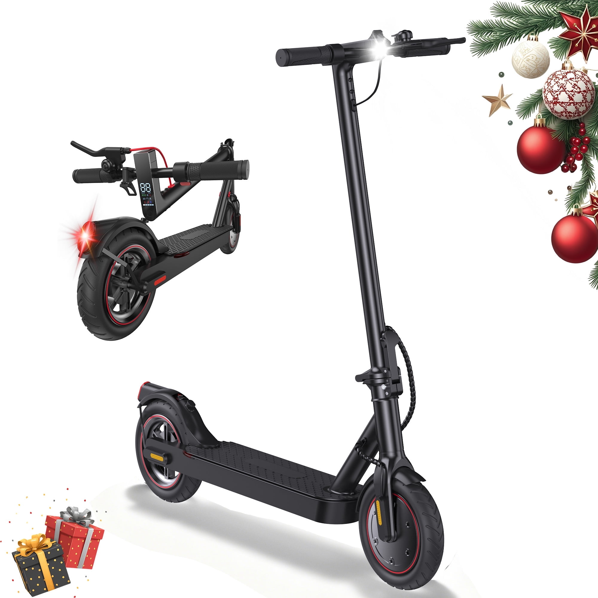 iSinwheel 350W Electric Scooter Adult/Big Kids,8.5"Folding Commuter Electric Scooter with 36V 7.8Ah Battery,Maximum Range 30km
