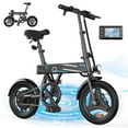 thumbnail image 1 of iSinwheel 14" Foldable Electric Bicycle for Adults,500W 36V/7.8Ah Electric Bike,LCD,20MPH Commuter E Bike for Teen, 1 of 8