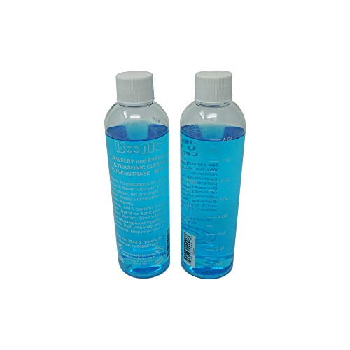 CSGJ01x2 Free Shipping | iSonic Jewelry and Eyewear Cleaning Solution Concentrate - 2 x 8oz Bottles, Free Shipping!