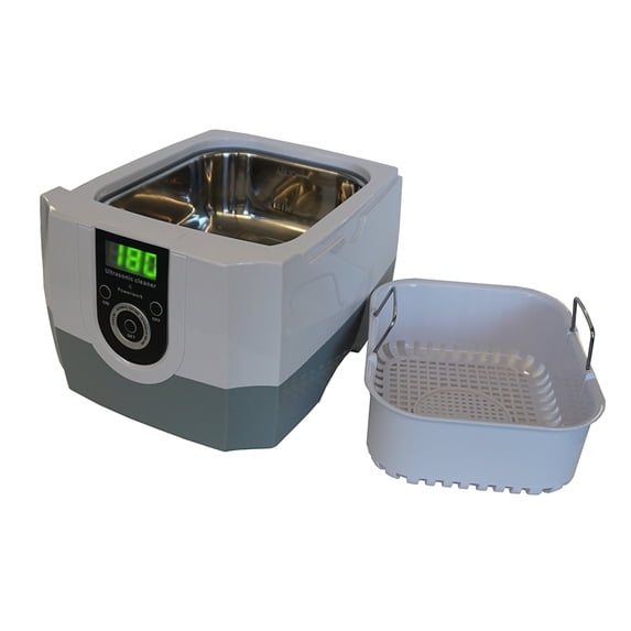 iSonic P4800 Commercial Ultrasonic Cleaner, 1.4 L Stainless Steel Tank, 110 V 55 W, Digital Timer, Includes Plastic Basket