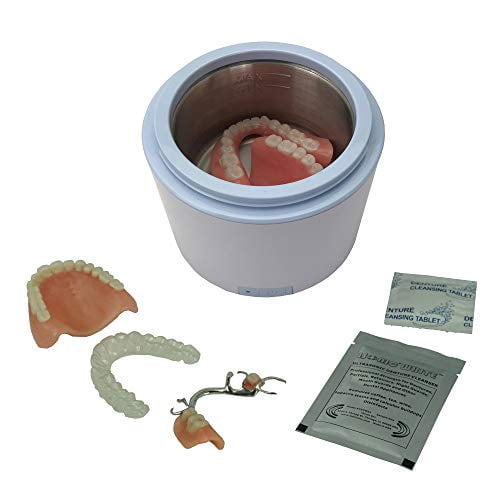 iSonic DS180 Portable Denture/Aligner/Retainer Cleaner for all dental ...