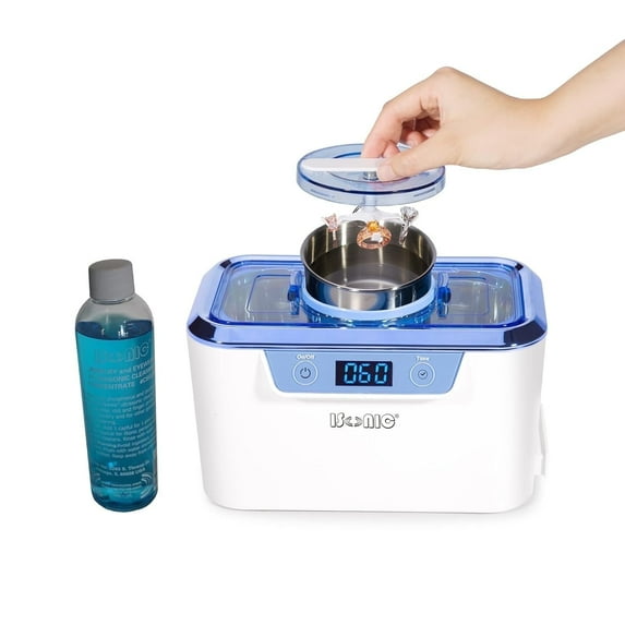 iSonic DS310-WS Commercial Ultrasonic Cleaner with Jewelry Cleaning Solution Concentrate