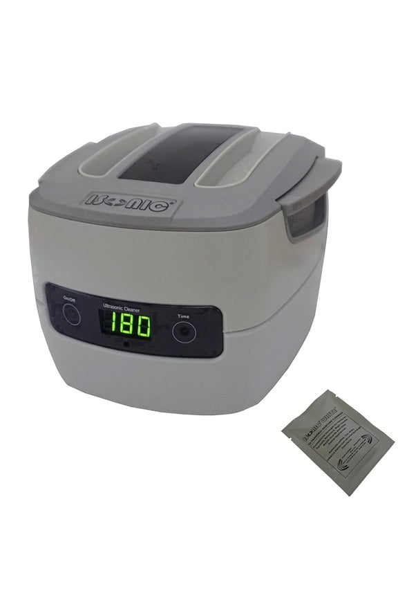 1.4L Ultrasonic Cleaner with Plastic Basket for Jewelry, Denture Cleaning