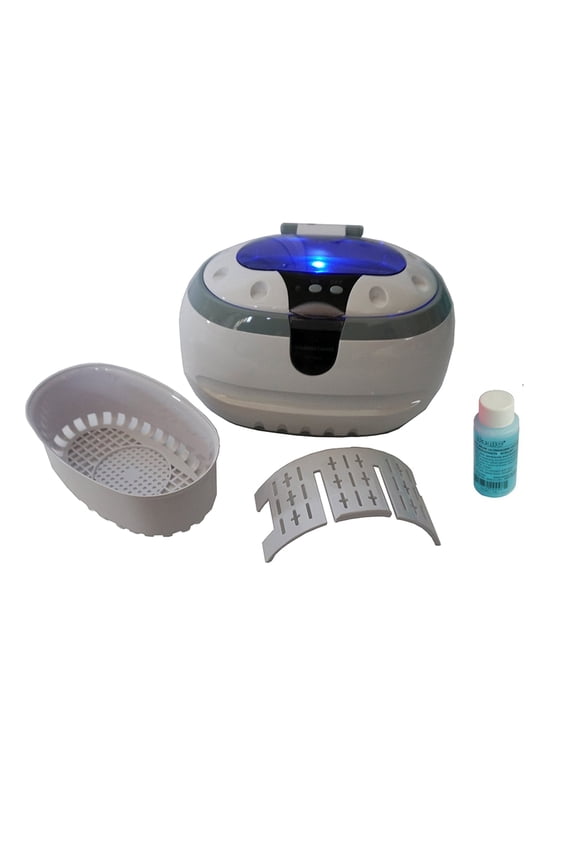 CD2800 Personal Ultrasonic Cleaner, 0.6 L Capacity, White, 110V, for Jewelry, Eyeglasses and Watches