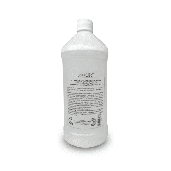 iSonic CSBC001 Ultrasonic Brass Cleaning Solution, Super Concentrate, 1 Qt Bottle