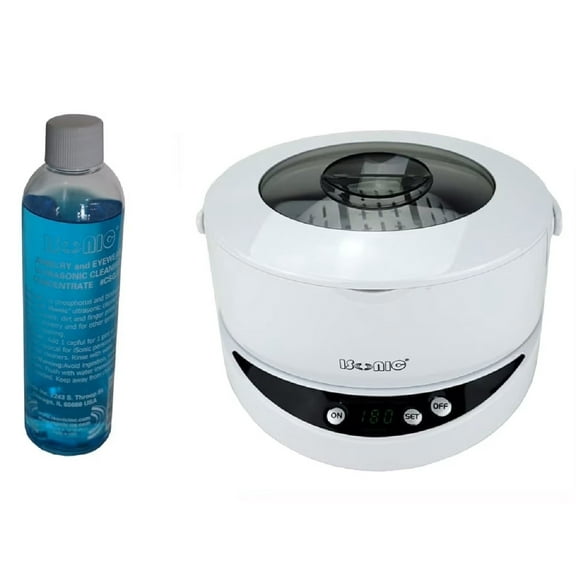 iSonic Ultrasonic Jewelry Cleaner Cds200b With Cleaning Solution Concentrate Csgj01, 110v
