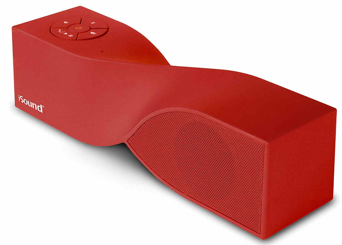 iSound ISOUND-6367 Twist Mini Portable Bluetooth Speaker and Spearkphone  (Red) iSound ISOUND-6367 Twist Mini Portable Bluetooth Speaker and