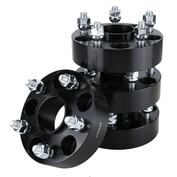 iSpchen 1.5inch 5x4.5inch Flange Hubcentric Wheel Spacers with 12x1.5 Studs 60.1mm Bore for Toyota Tacoma 2WD Highlander Supra