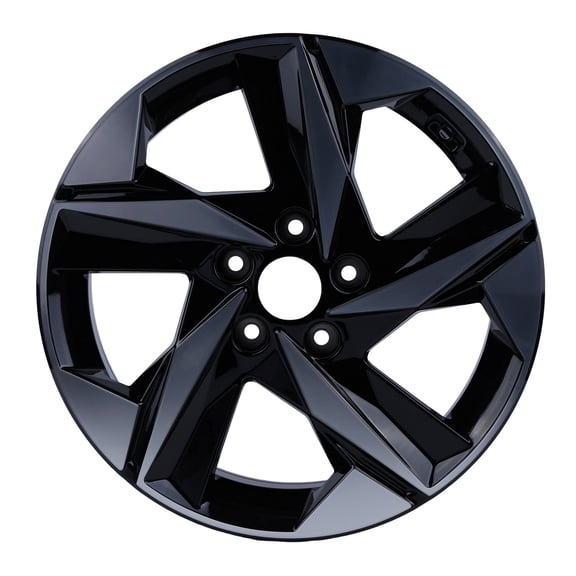 iSpchen 17x7 Inch Aluminum Alloy Wheel Rim Black ‌for‌ Hyundai Elantra 2021-2023, Replacement Hub 71003, 52910AA300