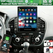 iSpchen 2 64G Car Radio for Nissan Juke 2010-2014 with Wireless Carplay and Android Auto, 9.7 Inch Touchscreen Android Car Stereo with DSP/Bluetooth/GPS/WiFi/SWC   AHD Backup Camera