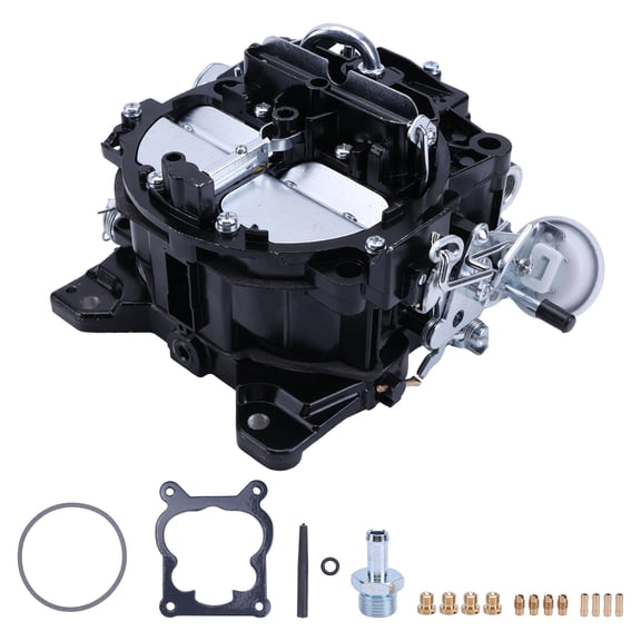 iSpchen 4-Barrel Carburetor Quadrajet Replacement for Rochester Mercruiser 260 350 Marine Engines Replaces 17080561