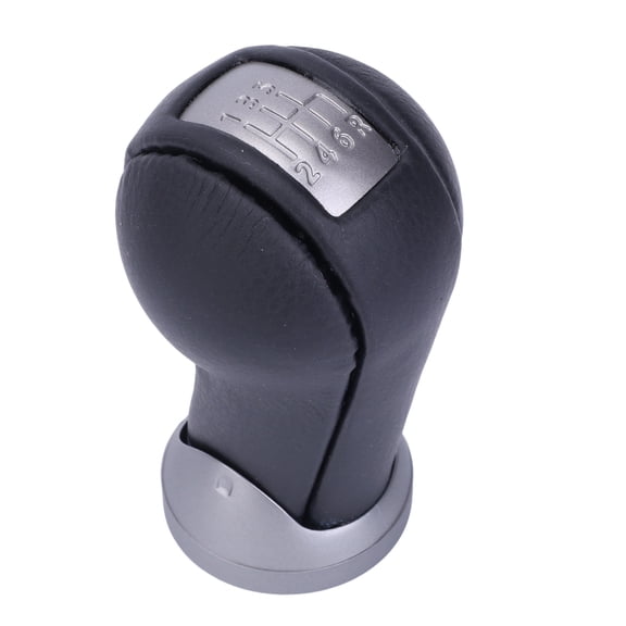 iSpchen 6-Speed Leather Gear Shift Knob for Nissan 350Z Z33 2003-2009, Manual Transmission Replacement 32865-CD00A