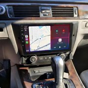 iSpchen 8-core Car Radio for BMW 3 Series E90/E91 2005-2011 with Wireless Carplay Android Auto, 9 Inch IPS Touchscreen Android 4+64G Car Stereo with WiFi/DSP/Bluetooth/USB/SWC/FM,GPS Navigation