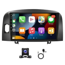 iSpchen Android 13 Car Stereo 2 32G for Hyundai Sonata NF 2004-2008 Built-in Wireless CarPlay Android Auto 9in Car Radio with Bluetooth WiFi FM/RDS SWC GPS Navigation   AHD Backup Cam