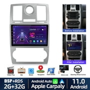iSpchen Android 13 Car Stereo Radio for Chrysler 300C 2004-2007 with Wireless CarPlay Android Auto 9in Touch Screen Bluetooth WiFi GPS SWC FM Mirror Link